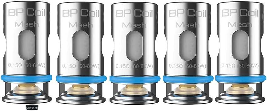 BP Coils Compatible with Aspire VEYNOM AIR, BP60, BP80, BP Stik Pod Kit, Veynow EX 0.15 Ohm 60-80W