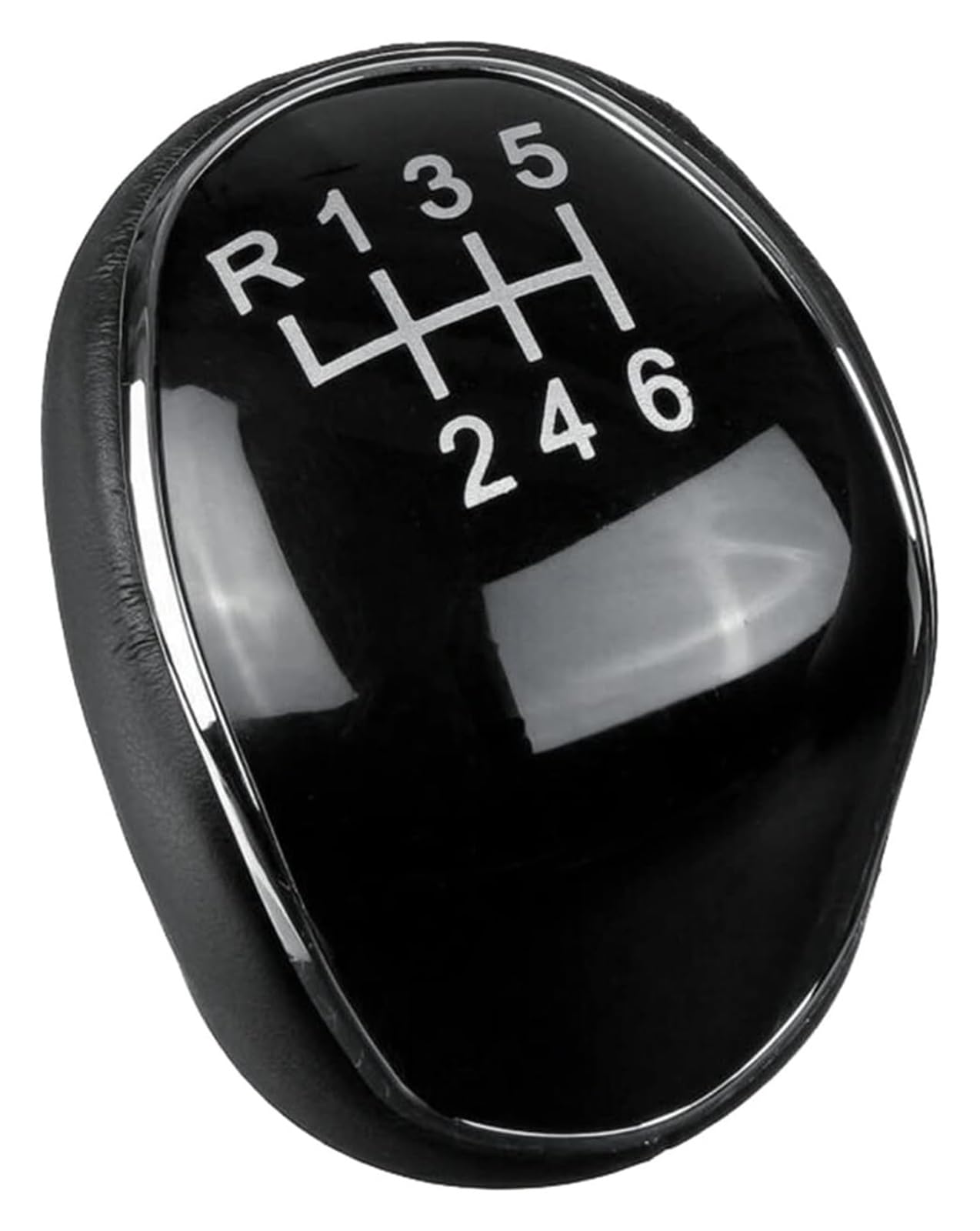 Utongmu One Color Manual Gear Shift Knob For Mondeo Iv For S-Max For C-Max For Transit For Focus Mk3 Mk4 Car Gear Shift Knob 6 Speed Pu Leather Lever