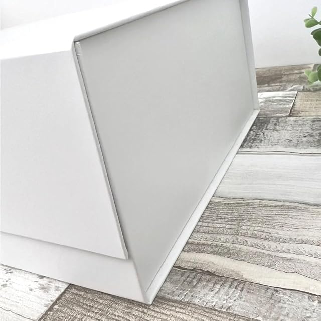 Foto 5 de 8 de Caja de recuerdos para mascotas - Caja de recuerdos plegable de color blanco