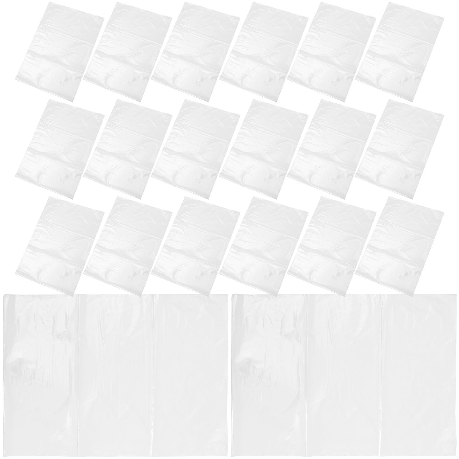 Transparente Schrumpfbeutel zum Verpacken von Geschenkkörben mit Praktischem Design aus Pvc 100 Stück Einfache und Klare Schrumpffolienbeutel und Selbstgemacht Projekten