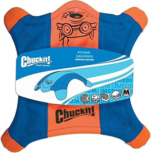 Miniatura 7 de Chuckit! Ultra Tug - Juguete para perros medianos para razas grandes y juguete para perros de caza de ardilla voladora, tamaño mediano (9.5 pulgadas