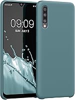 Vista 294 de kwmobile Funda compatible con Samsung Galaxy A52 / A52 5G / A52s 5G - Funda de Teléfono de Silicona TPU con Acabado Suave - Arrecife Azul