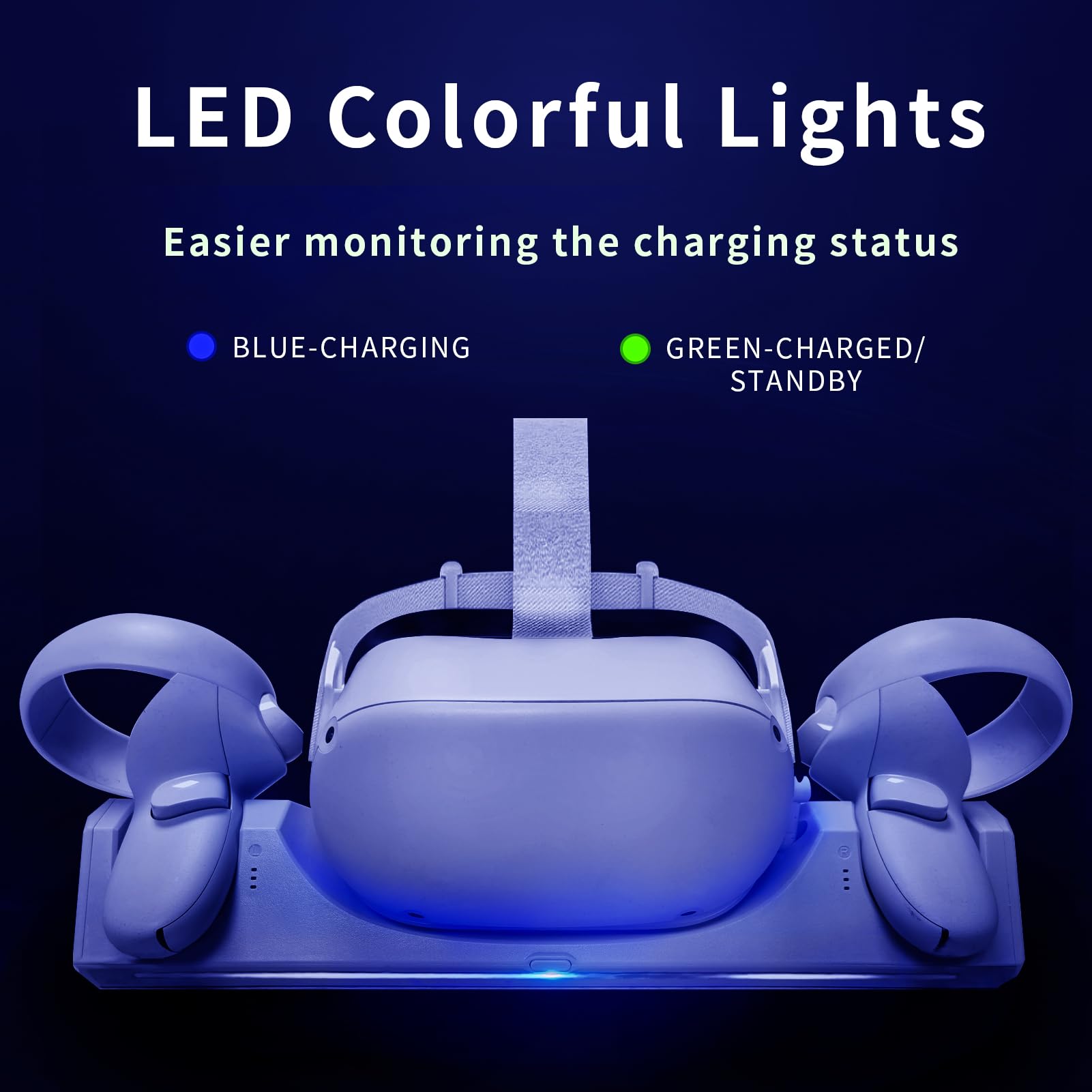 Amazon.co.jp: Eslick 充電ドック Oculus Quest 2用 磁気充電