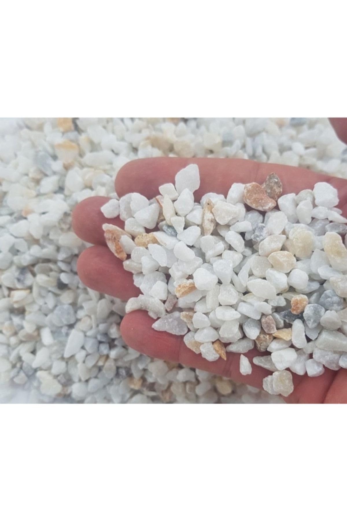 Akvaryum Taşı, 1 Kg, 0,5-1 Cm Karışım Renkli Teraryum Taşı