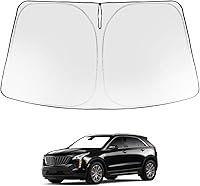 Vista 80 de Proadsy 2025 - Parasol para parabrisas actualizado con ajuste personalizado para Nissan Rogue 2014-2020, protector plegable de 4 capas