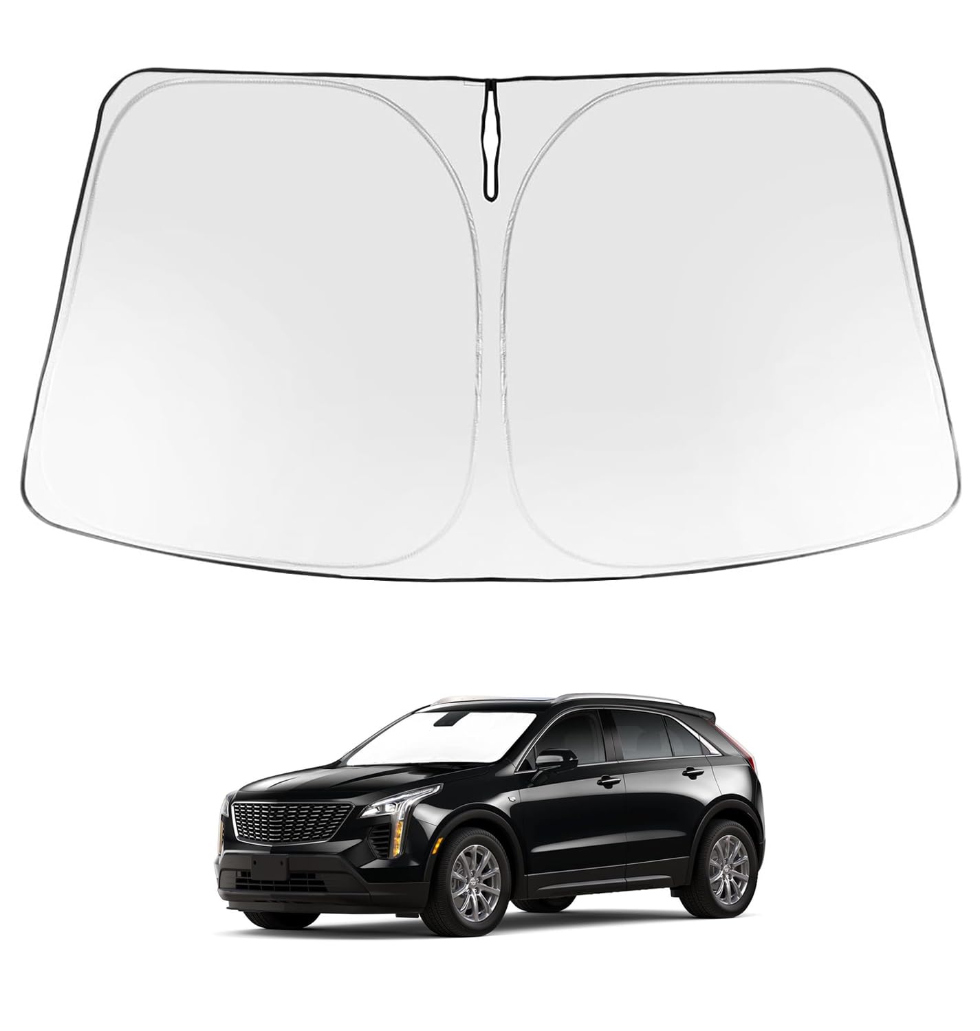 Proadsy Custom Fit 2019-2026 Cadillac XT4 Windshield Sun Shade, Blocks Heat