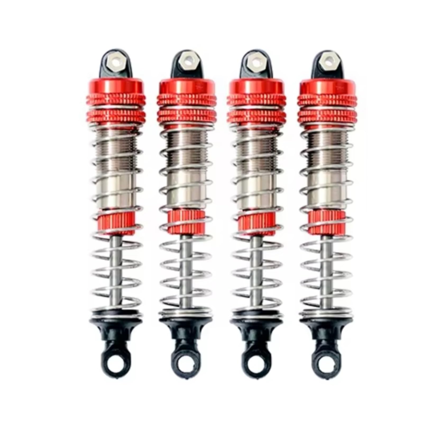 D'Amortisseur Rc Compatible avec XLF X03 X04 X03A Max X04A 1/10 Pièces De Mise À Niveau pour Monster Truck sans Balais RC 4 Amortisseurs Métalliques