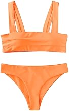 orange bathing suit top