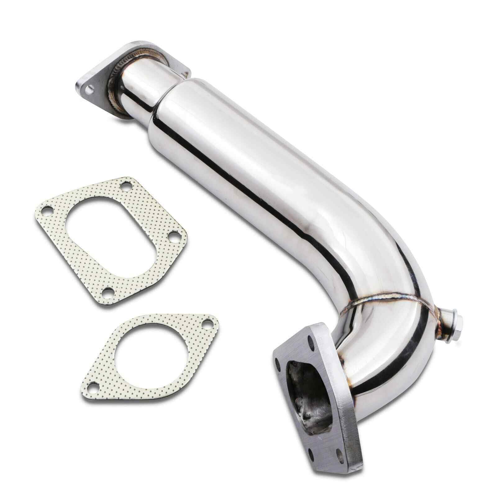 Tubo di scarico decat da 7,6 cm, compatibile con Fiat Abarth 08-18 1.4 IHI Turbo in acciaio inox De Cat Down Pipe Upgrade