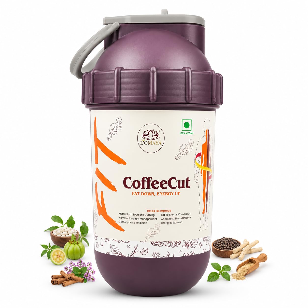 CoffeeCut | Weight Management Supplement | Boosts Metabolism, Energy & Carb Control | Fat to Energy Conversion, Gut Health, Hormone Balance| 30 Servings-picture-22