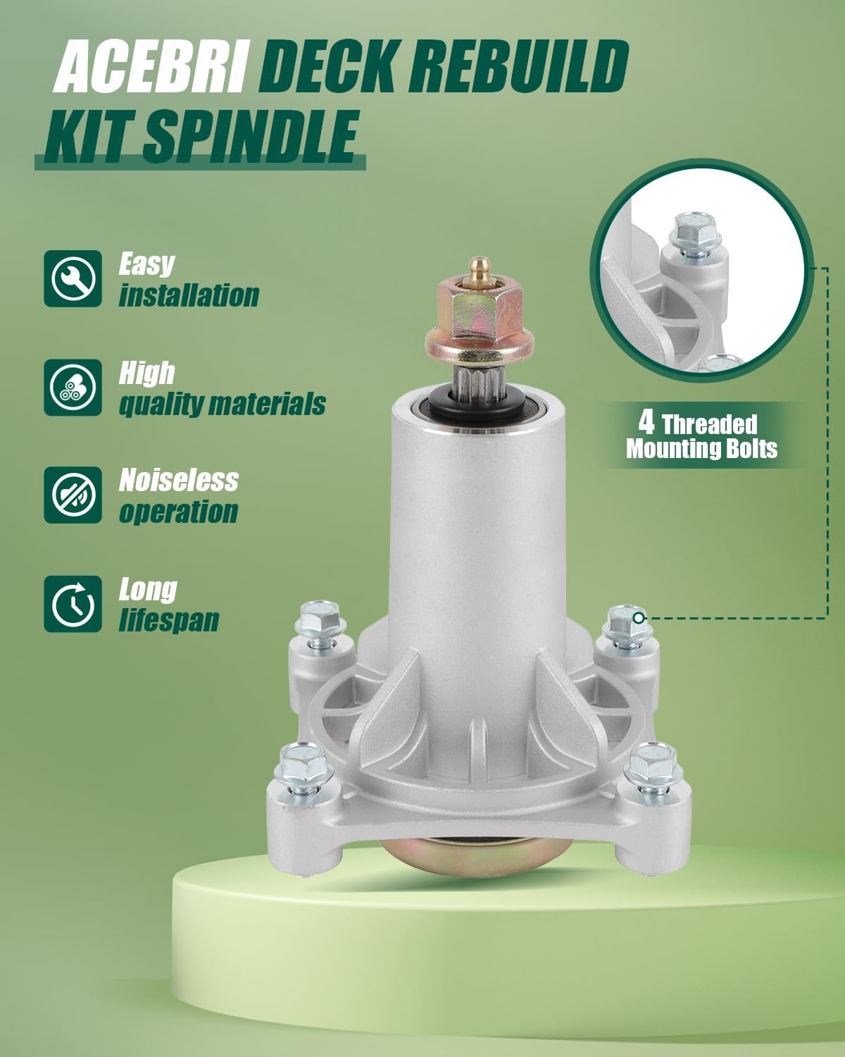 Deck Rebuild Kit 42" Mower Parts Fit for Newer Craftsman/Ariens Mowers (Hydro/Automatic/Geared) Newer Craftsman LT3000 Parts 192870 Spindle Assembly 2 Spindle Assembly 2 Mower Blades