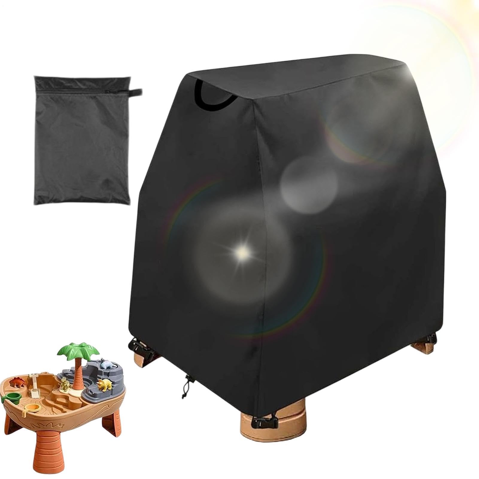 Mesa de agua funda protectora impermeable y antipolvo para estanque infantil de terraza 8