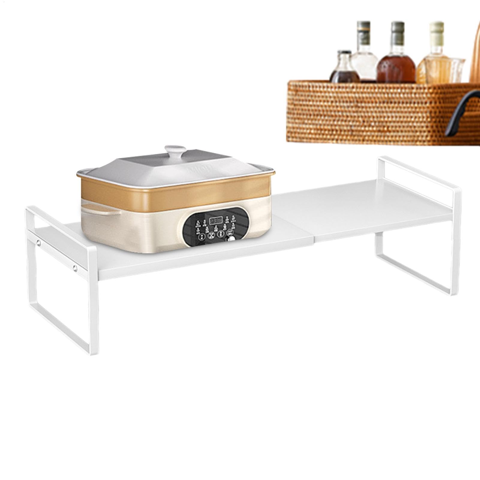 Étagère micro-ondes extensible pour libérer votre plan de travail