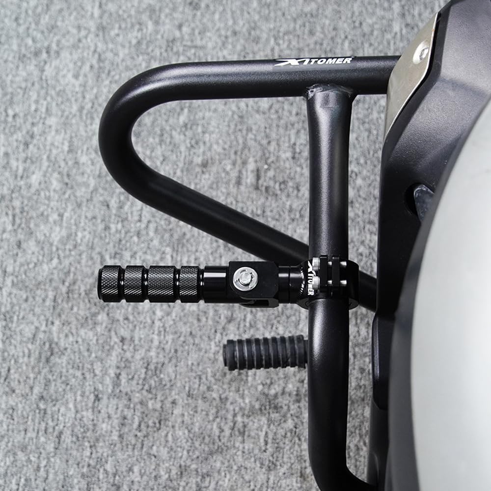 Xitomer 32-38mm Highway Bar Foot Pegs Crash Bar Frame Bar Footpeeg 1 1/4inch-1 1/2inch Tubing Footrest Fit for V-STROM 650/ V-STROM 1000/ Concours 14 /CONCOURS ZG1400/ KLR 650/ VULCAN S