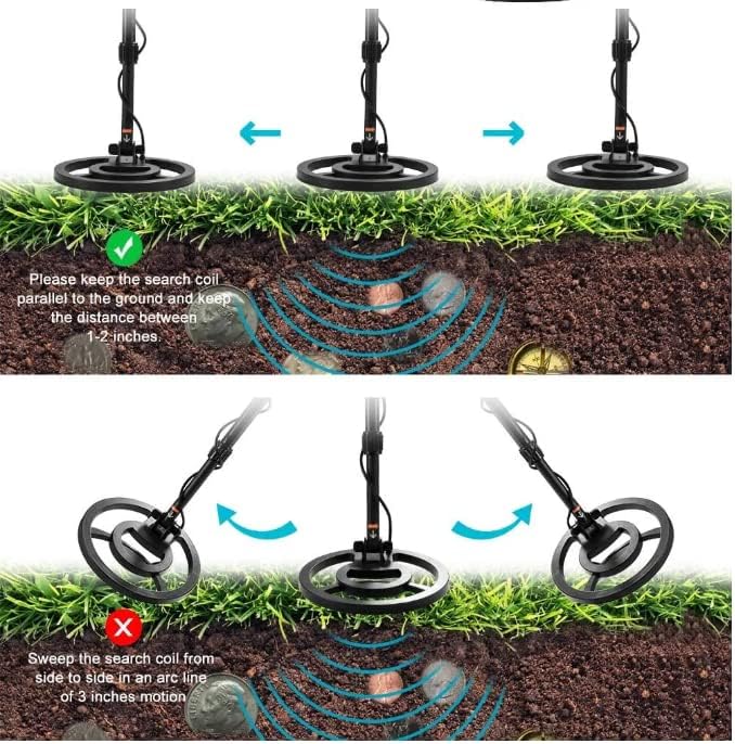 Battery holder location on VIHELM MD-5030 Metal Detector