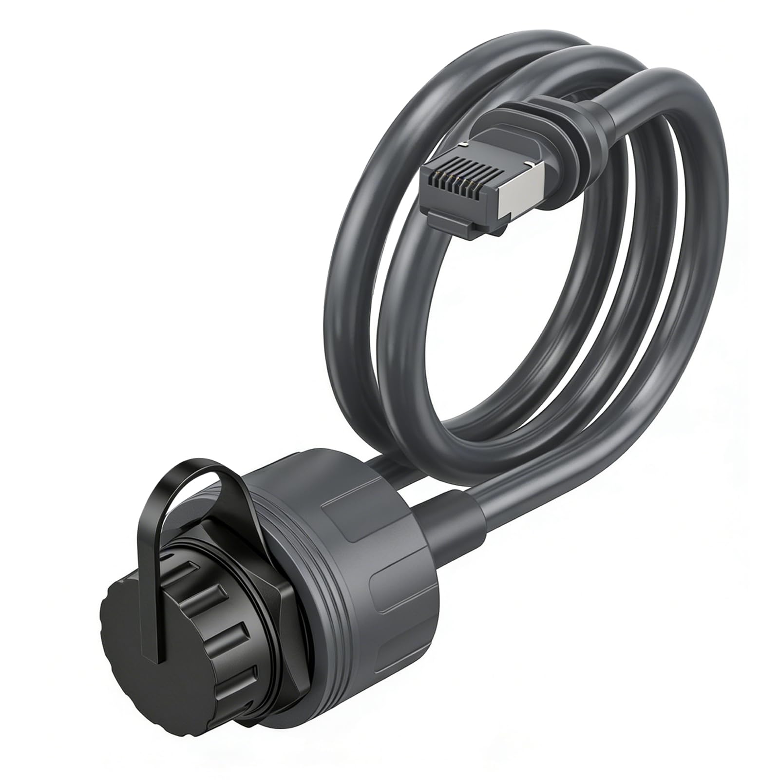 FTVOGUE Connecteur RJ45 Rectangulaire Satellite Haute Vitesse, Connecteur | IP68 étanche, plug and play, construction 23AWG, polyvalent