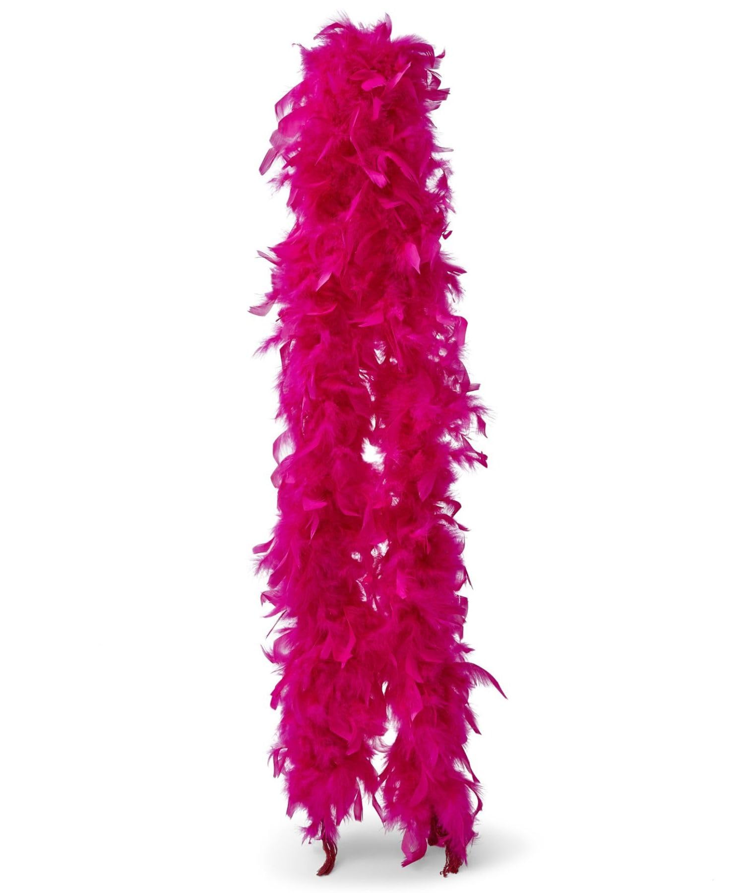 Runesol Boa plume, 50 grammes de plumes de dinde, 1,8 mètres, Boas rouge pour soirée, fêtes, déguisements, accessoires festival, fierté, marches LGBT