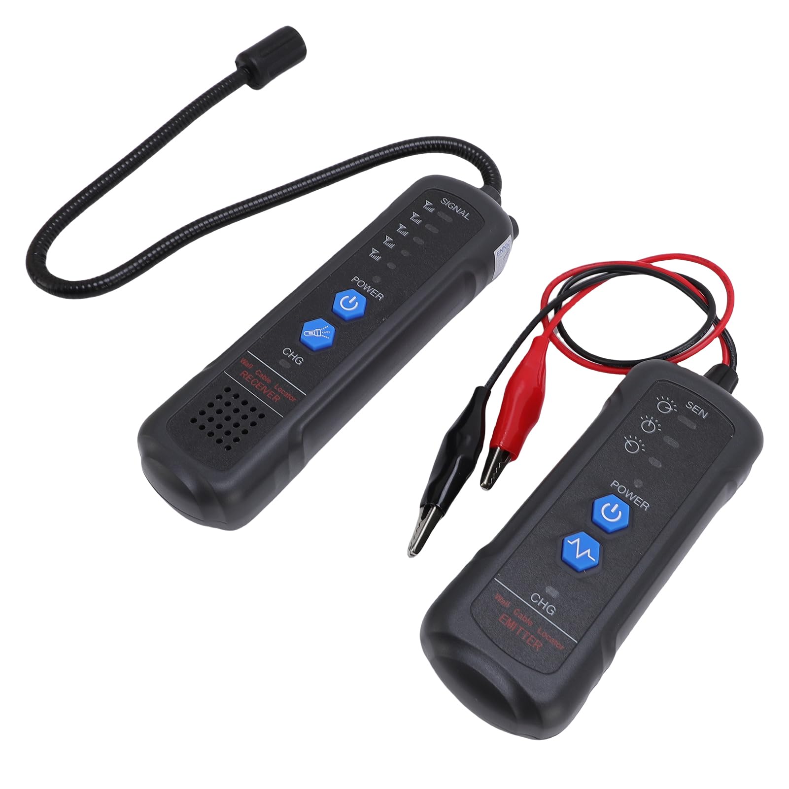 Zunate Underground Wire Locator with Earphone, 6.6FT Depth 1640FT Range Wire Tracer Tester for Buried Dog Fence Lines, Low Voltage Cables, and Irrigation Systems