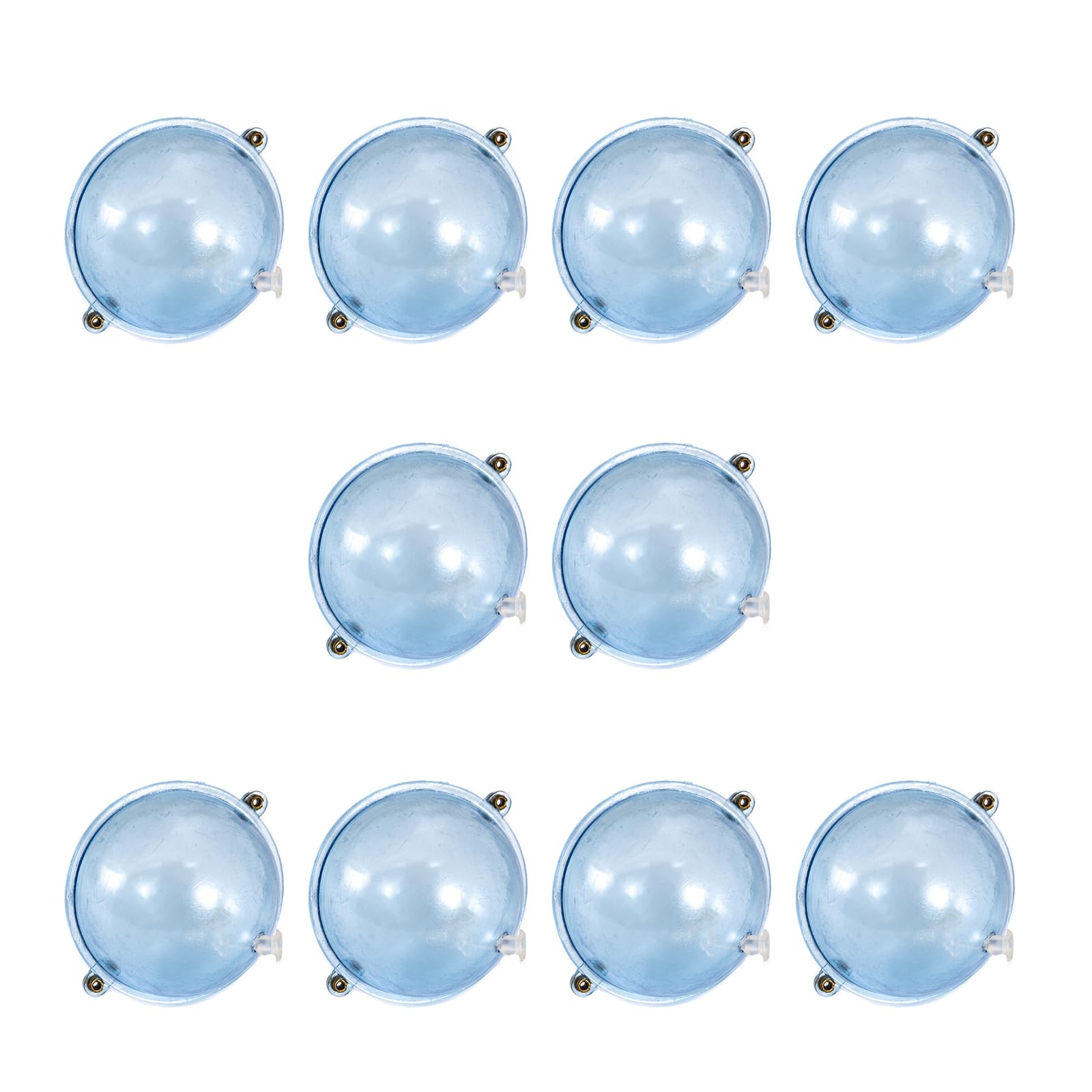 JDIEOQA Fishing Floats, 10Pcs Bubble Floats For Fishing, Fishing Float Replacement Balls Bubble Floats Clear Beads Fishing Bobbers, Water Bubble Floats Tackle Sea Fishing Outdoor Accessories