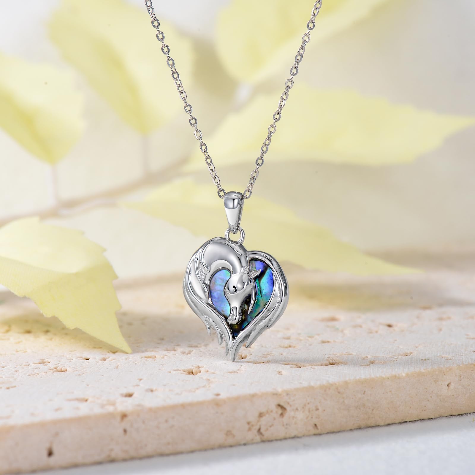 YAFEINI Tiere Kette für Damen 925 Sterling Sliber Herz Kaninchen/Hochland kuh/Fuchs/Elefant/Raccoon Halskette Anhänger Schmuck Geschenk für Mädchen