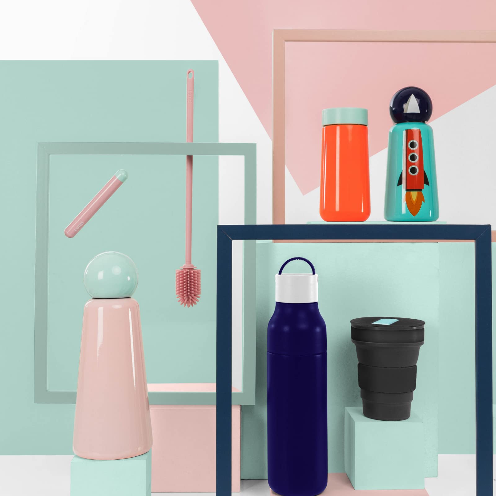 Amazon.com: Lund London Sports Bottle 300ml - Skittle Design, Leak