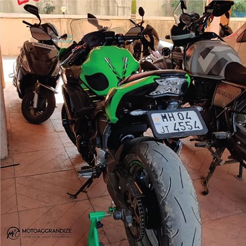 Miniatura 3 de Cola ordenadoeliminador de guardabarros para Kawasaki Ninja 650  Z650  Color negro mate 2017+