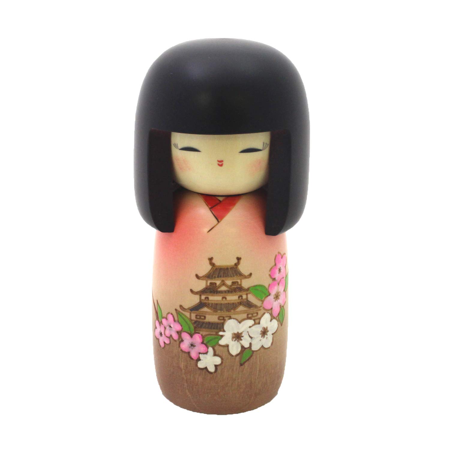 Shishita Kokeshi Doll by Fujikawa Masae