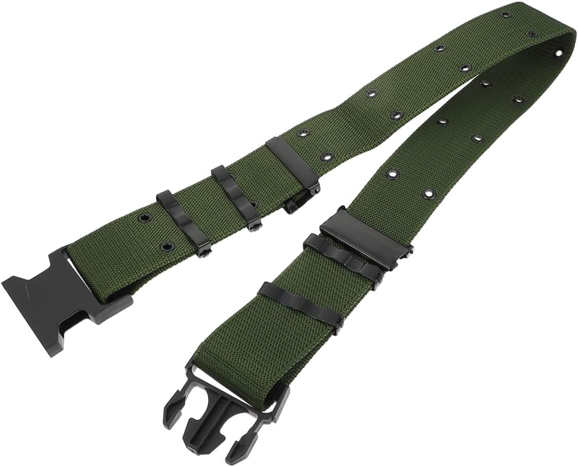 Ipetboom 1Pc Outdoor Waist Belt Durable Hunting and Mountaineering Belt for Camping Fishing and Practical Use Lightweight Tear Resistant Design with Quick Release Fasteners