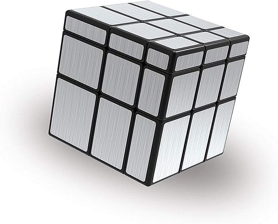QY Toys Mirror Cube 3x3 Speed Cube 3x3x3 Mirror Blocks Shaped Puzzle Silver Version