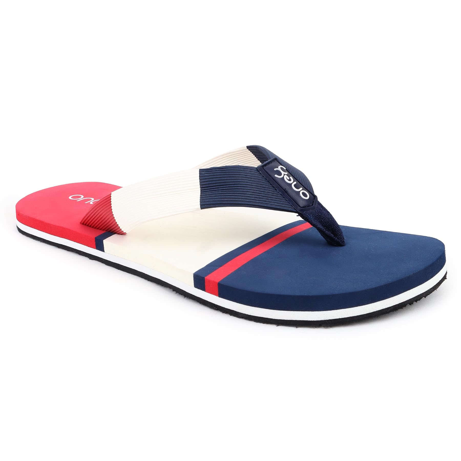 ONE8 Virat Kohli Men Anti-Skid Tuffline-Sole Comfort Footbed Water Resistant Light Weight Flip-Flop | Navy Blue (B0DC7WP8YB) Amazon Price History, Amazon Price Tracker