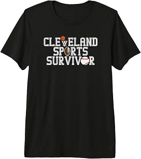 Funny Cleveland Sports Fan Survivor Shirt CLE Ohio Shirt Premium Tri-blend T-Shirt
