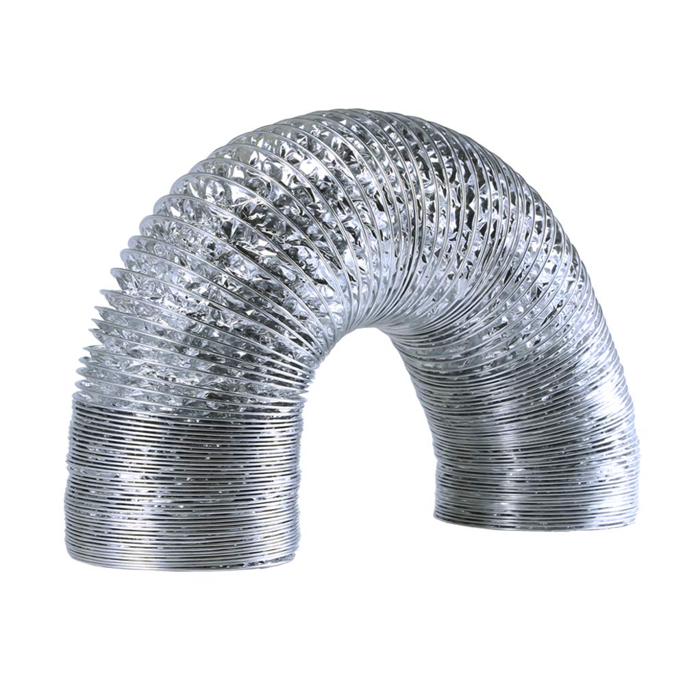 Buy Aluminum Air Ducting for HVAC Ventilation Dryer Vent Hose 4 Inch x 6 Feet Flexible Air Duct