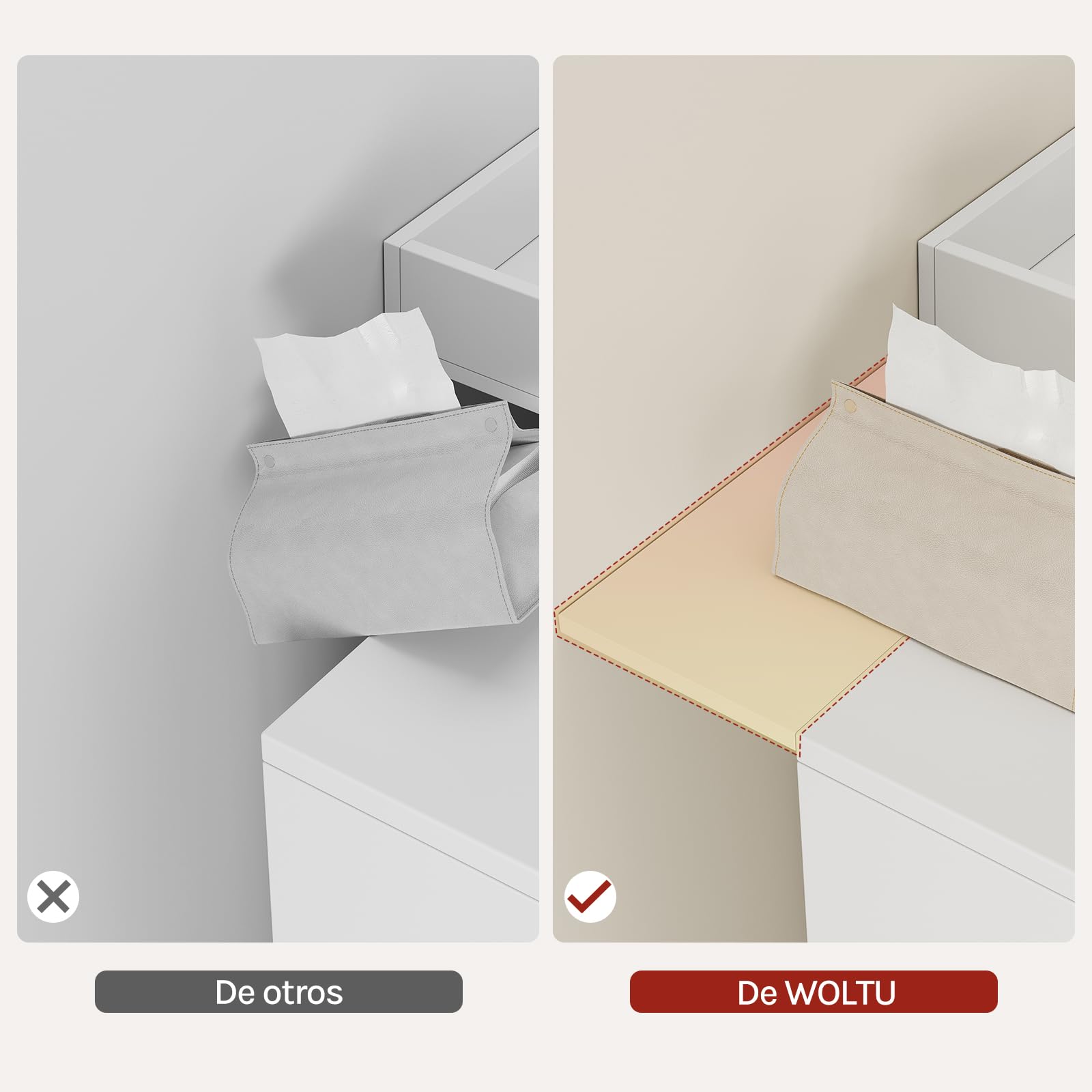WOLTU Cambiador Accesorio para Cómoda, Tablero Cambiador de Pañales con Borde Protectora, MDF Blanco, 160x80x10 cm (Zona para Bebé 80x80 cm)