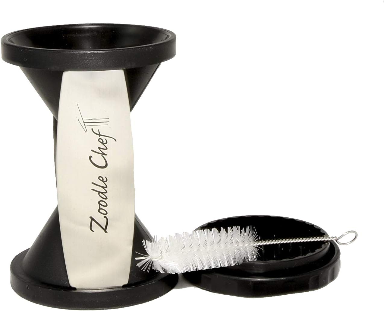 Lakemint Zoodle Chef Vegetable Spiralizer with Recipe e-Book and Cleaning Brush