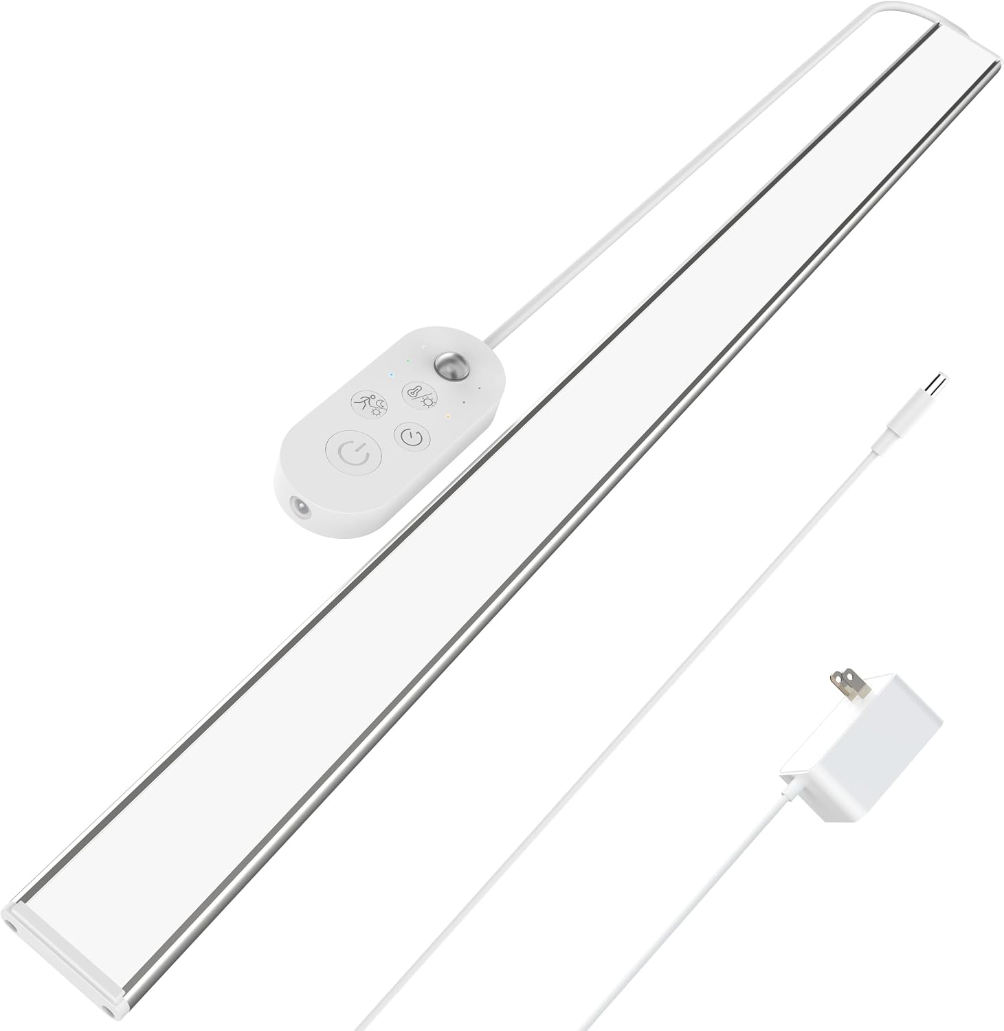 24in Plug in Under Cabinet Lighting Motion Sensor 1200LM Dimmable 3CCT 2PK