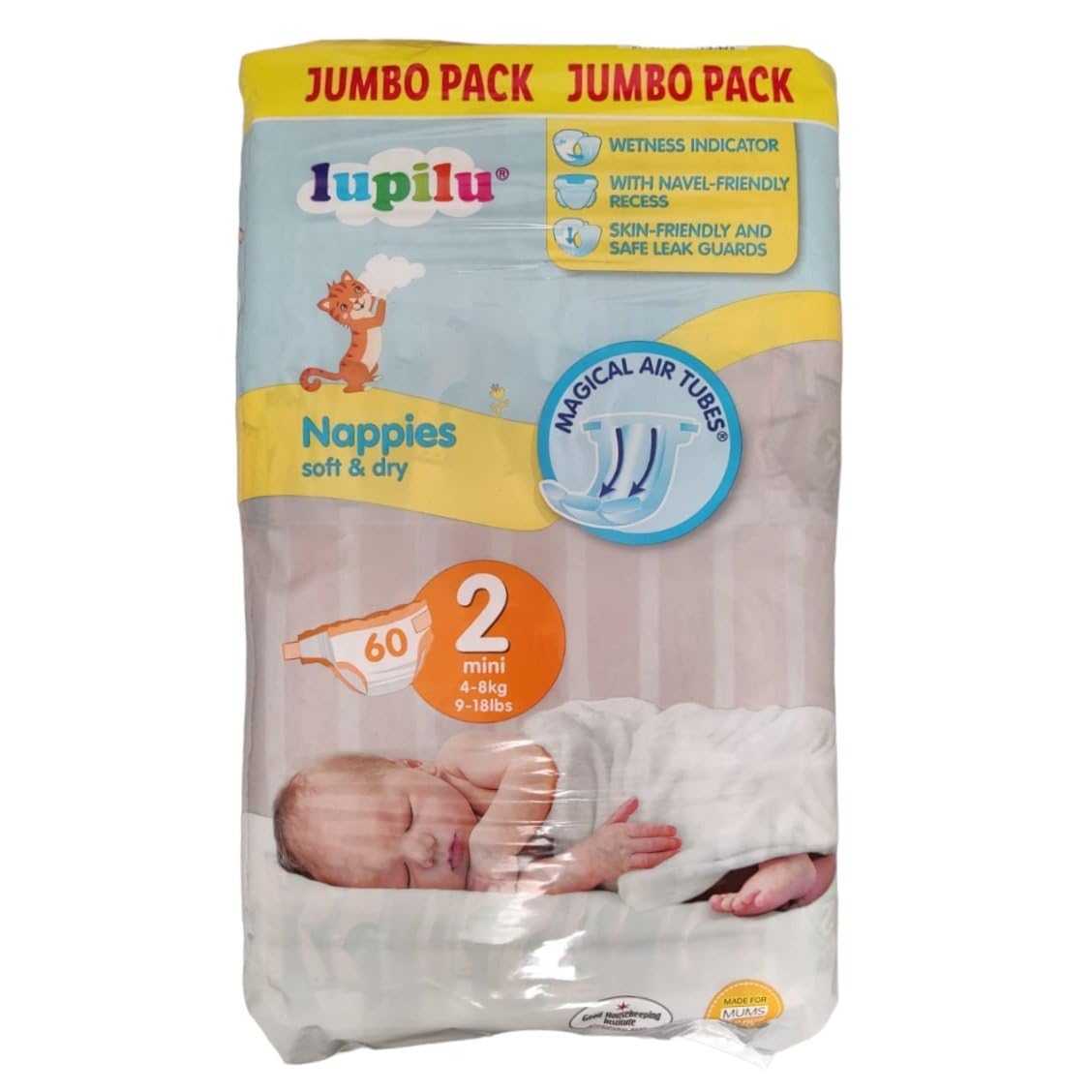 Lupilu Size 2 Nappies Mini 60 Pack