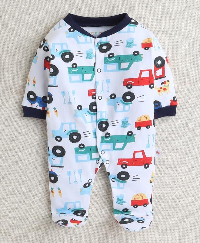 Image of 100% Cotton Rompers for New Born Baby Sleepsuits Jumpsuit Night Suits for Baby Boys & Girls |Onesies| Infant Clothes Pack Of 3