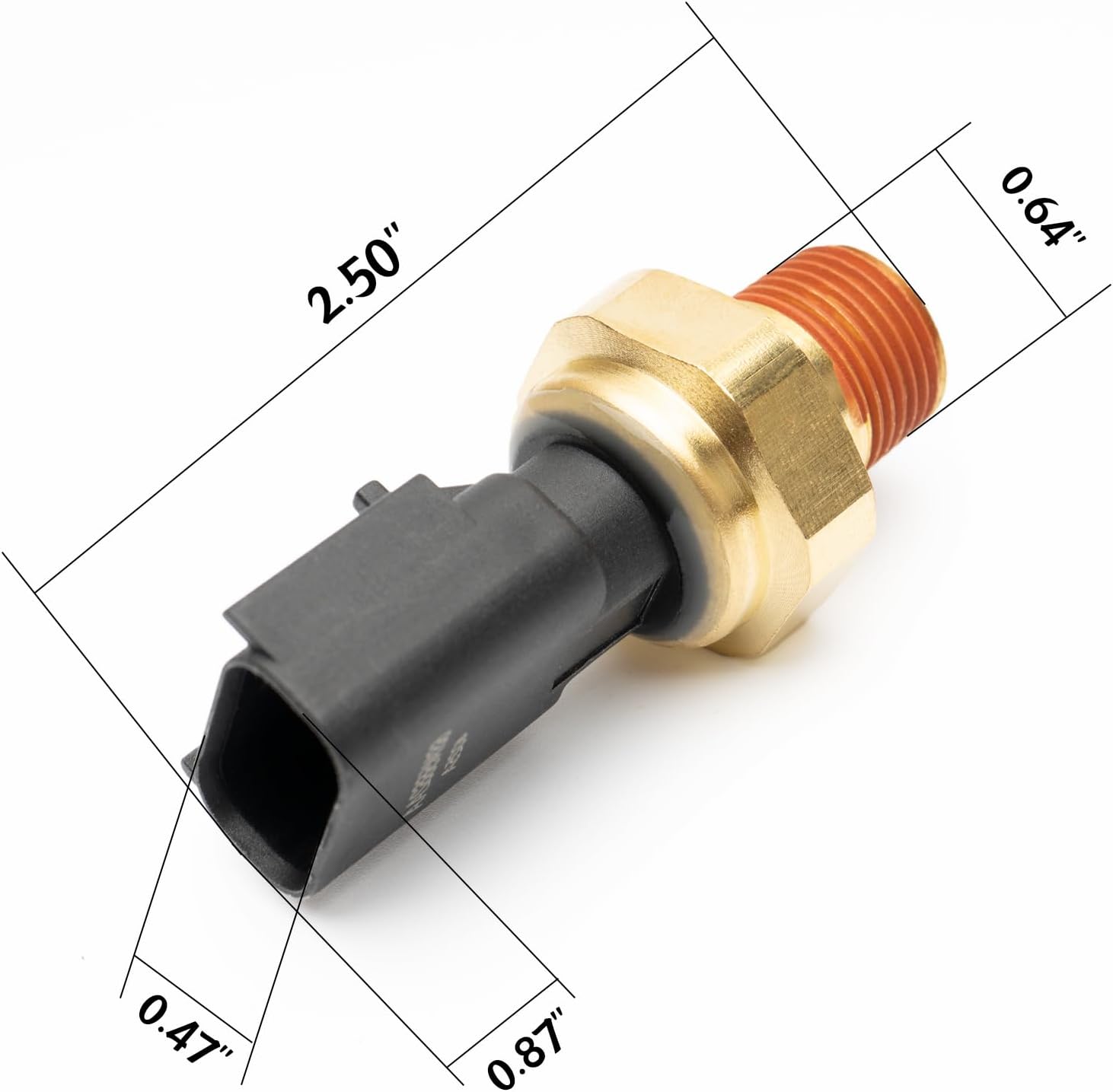 68145662AA Oil Pressure Sensor Sender Switch Compatible with Chrysler 200 2.4L 3.6L.Dodge Dart 1.4L 2.0L 2.4L.Fiat 2016 500X 1.4L 2.4L.Jeep Cherokee 2.4L 3.2L,Renegade 1.4L 2.4L.Ram Promaster City.