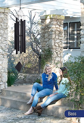 Music of the Spheres - Chinese Bass, Large Handcrafted Wind Chime, Precision Tuned, Weather-resistant Unique Outdoor Wind Chimes, 90" - Thumbnail 4