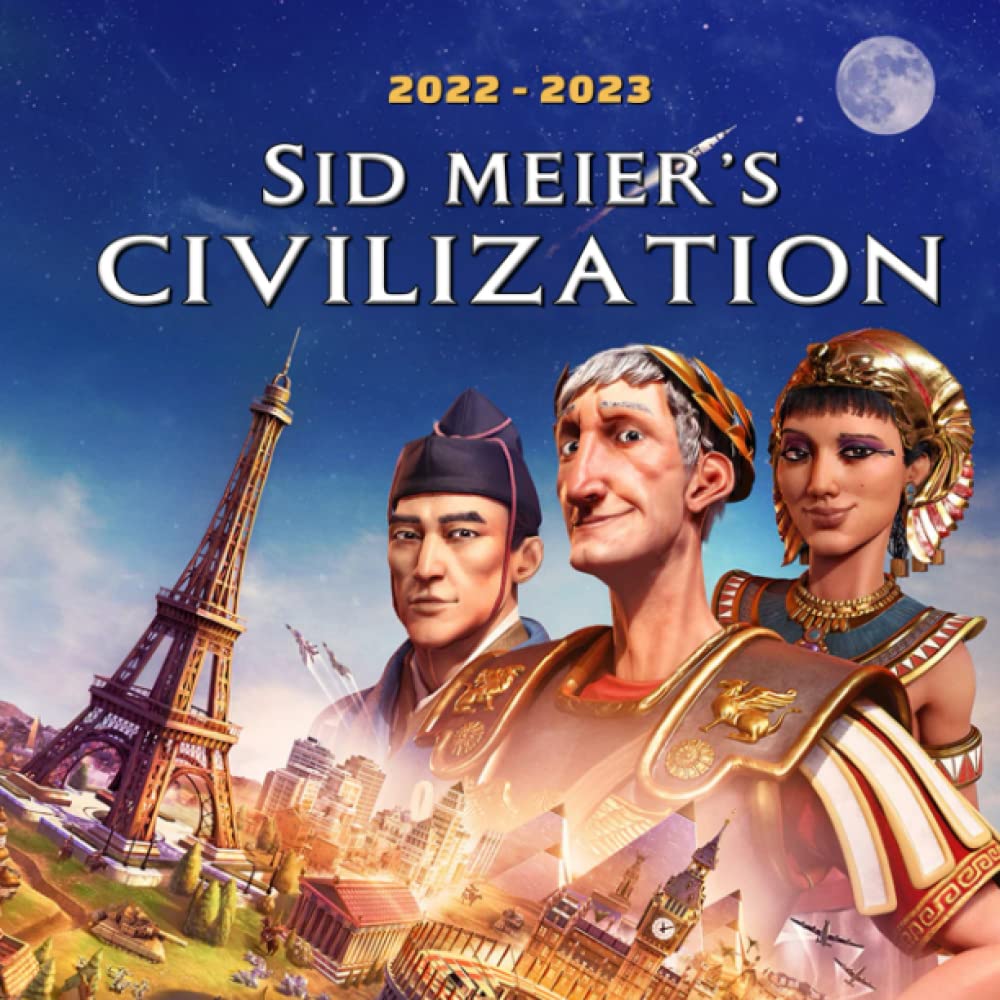 Sid Meier's Civilization 2022 Calendar: Video Game Series Squared Mini Planner Jan 2022 to Dec 2022 PLUS 6 Extra Months Of 2023 | Premium Pictures ... Gamers Fans |Kalendar calendario calendrier