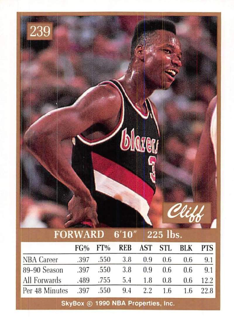 Amazon.com: 1990-91 Skybox Series 1 Basketball #239 Clifford