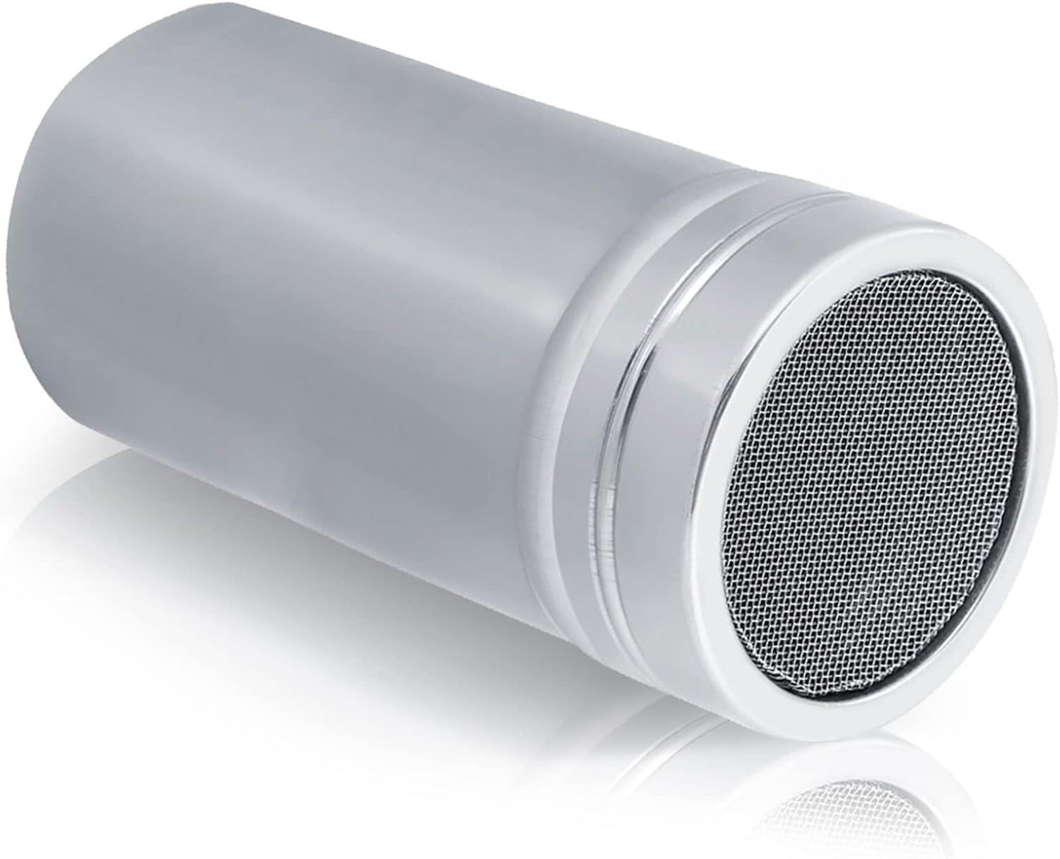 Cocoa Powder Shaker Sprinkler, Kitchen Restaurant Seasoning Bottle Salt Sugar Pepper Powder Flour Container Sieve Cover Sifter(L)