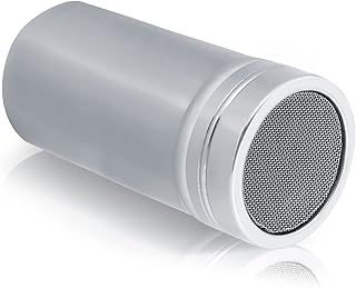 Cocoa Powder Shaker Sprinkler, Kitchen Restaurant Seasoning Bottle Salt Sugar Pepper Powder Flour Container Sieve Cover Sifter(L)