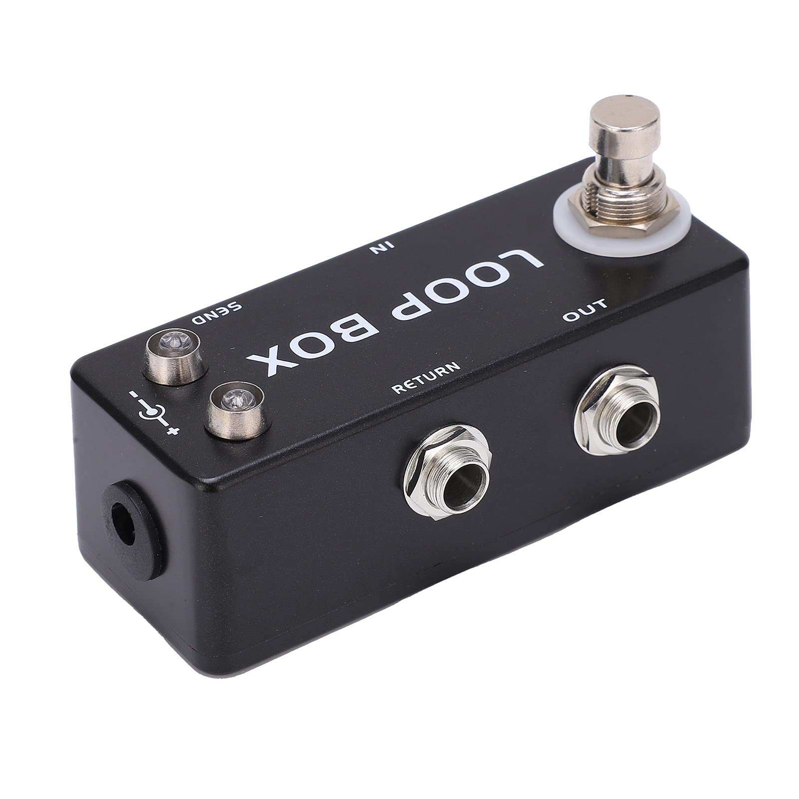 Effetto Loop per Chitarra Effetto Loop per Chitarra Elettrica Pedale Nero True Bypass Selezione Canale per Basso Elettrico