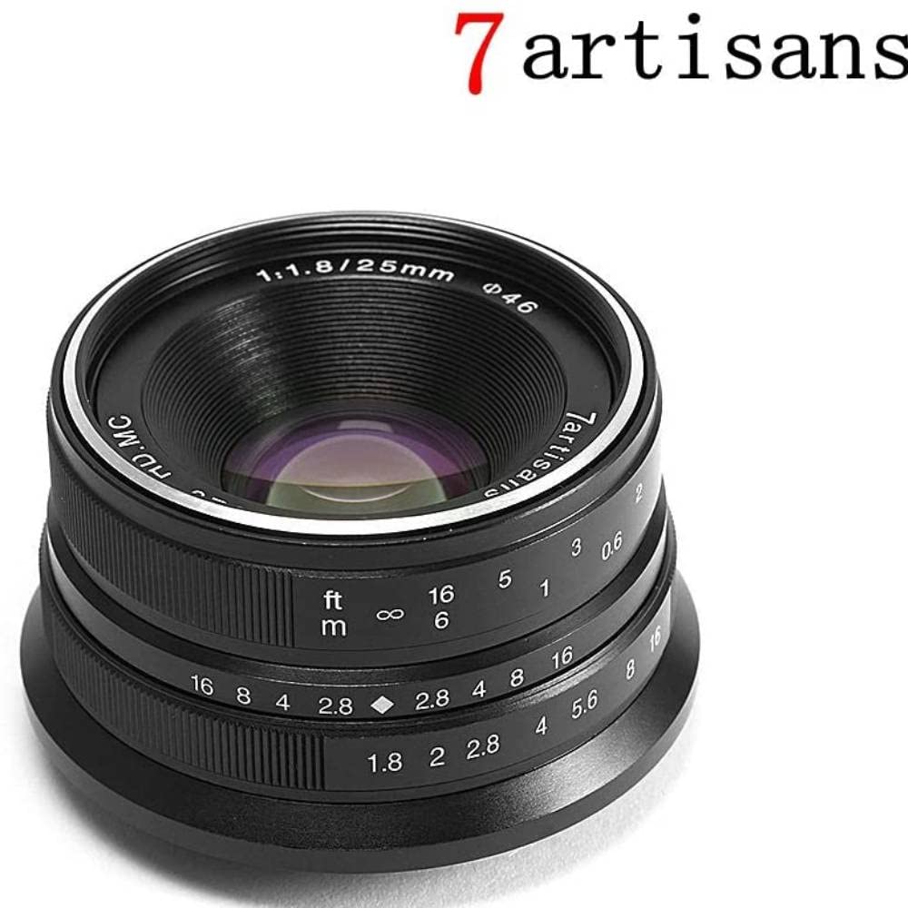 Amazon.com : 7artisans 25mm F1.8 APS-C Manual Fixed Lens