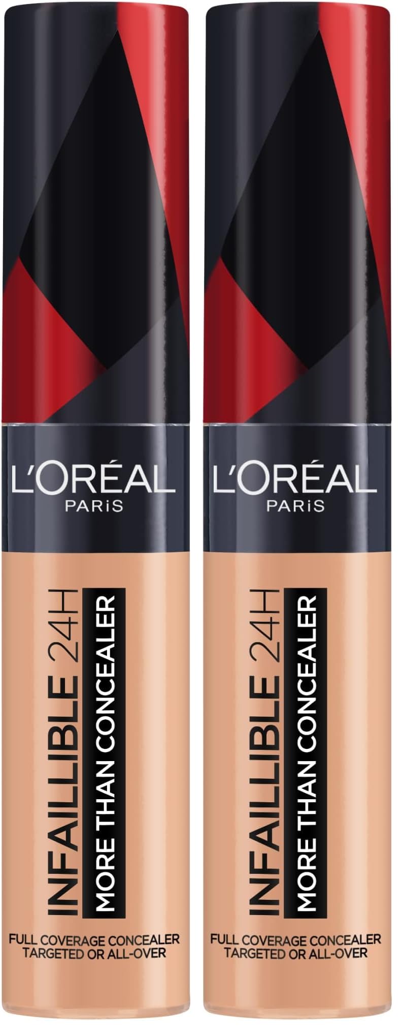 L'OREAL PARIS Infaillible Tüm Yüze Uygulanabilir Kapatıcı 327 Cool Rose (2 paketi)