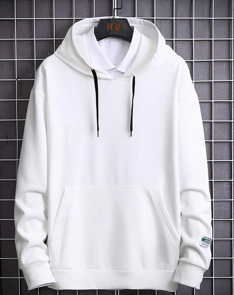 別倉庫からの配送 メンズ パーカー 無地 大きいサイズパーカー ゆったり シンプル プルオーバー 長袖 トップス カットソー 柔らかい 秋服 Tranquilitysalon Com