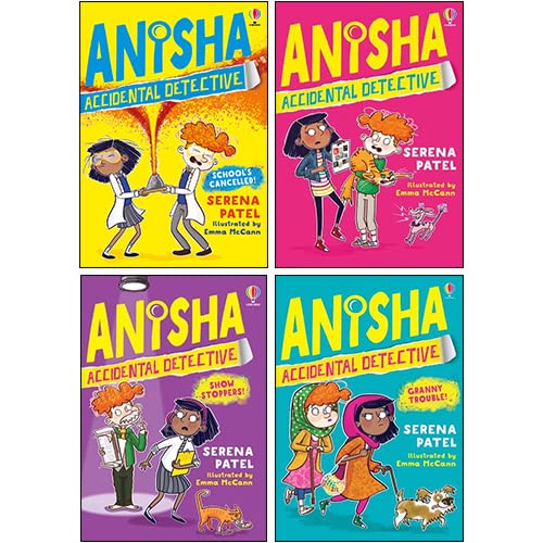 Anisha Accidental Detective Series 4 Books Collection Set By Serena