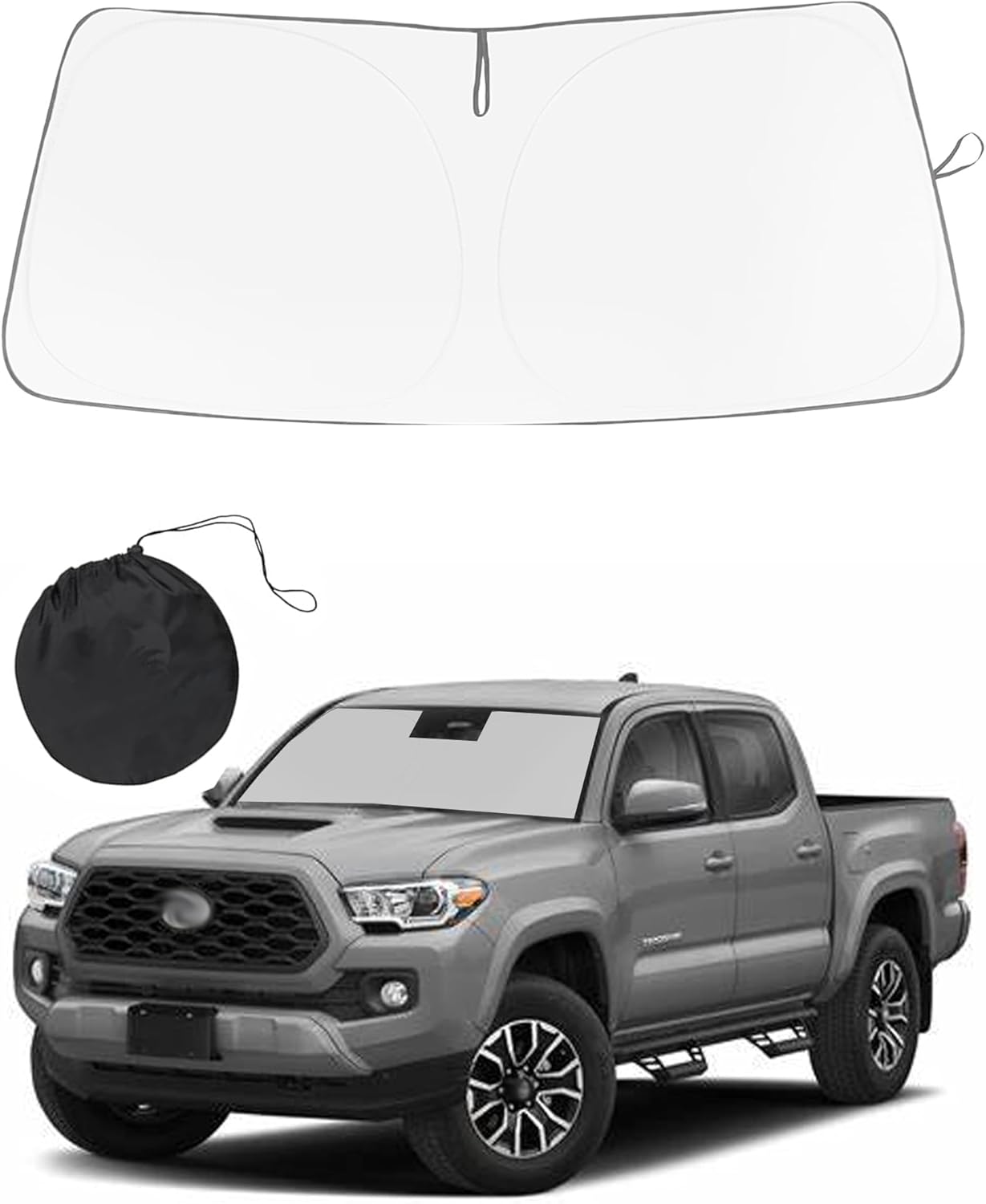 Windshield Sunshade Compatible with Toyota 2024 2023 2022 2021 2020 2019 2018
