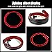 Car Taillight Turn Signal Strip Light, 47.24 in, 51.18 in, High Brightness, Red (47.24in)